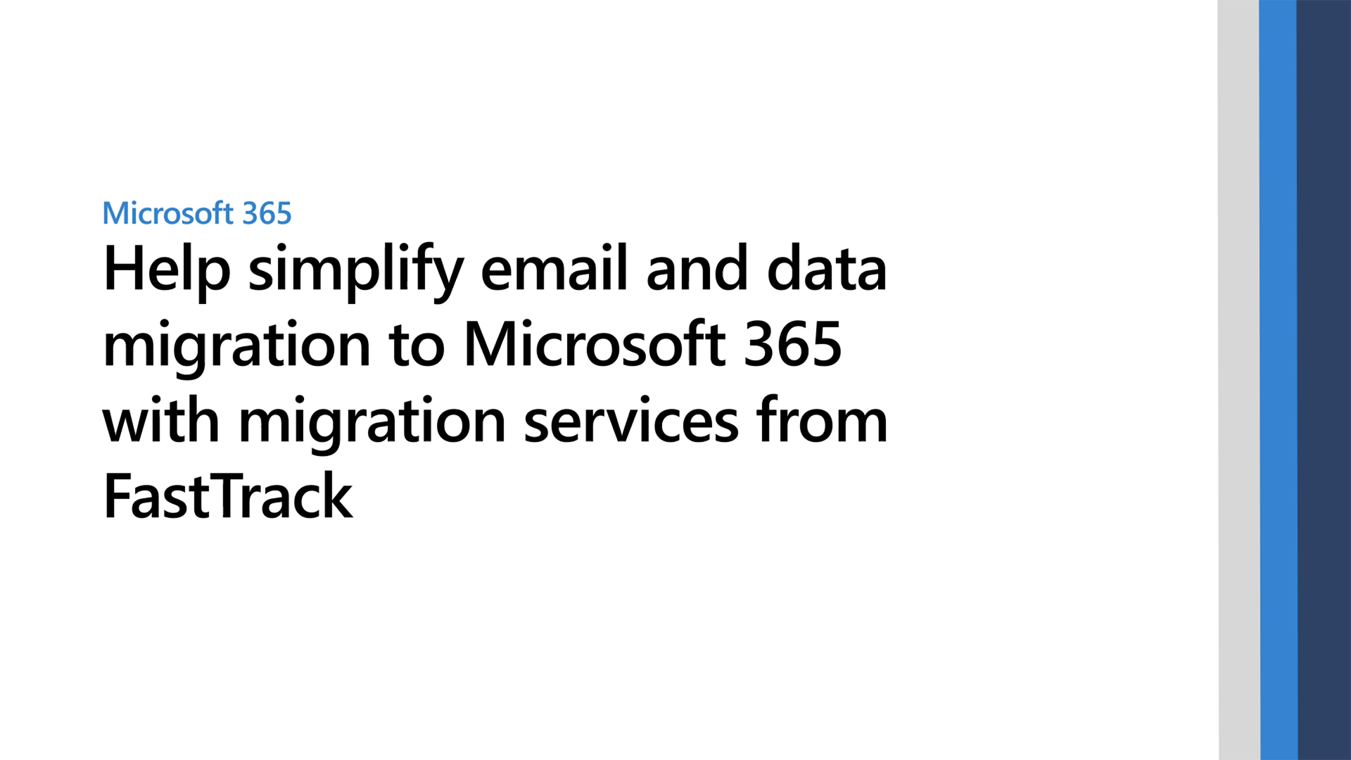 Help Simplify Email And Data Migration To Microsoft 365 With Migration ...